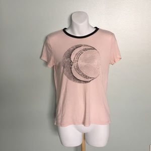 VOLCOM STRETCHY PINK MOON TOP SIZE L